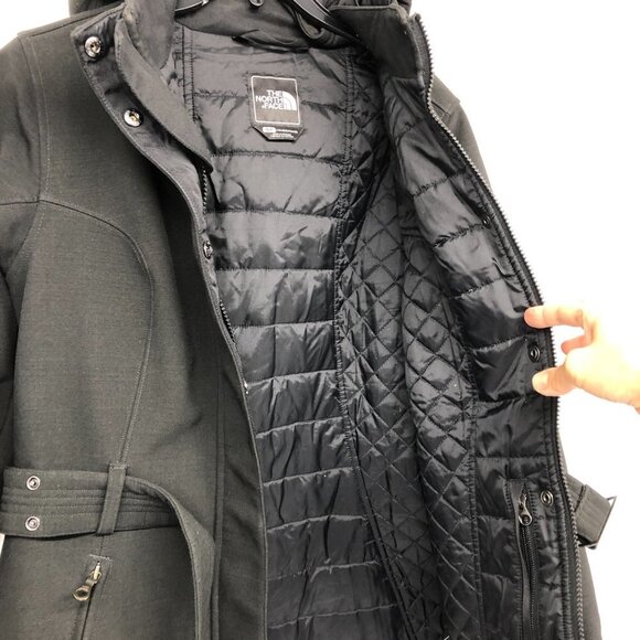 The North Face  Black APEX Primaloft Belted Jacket size S - Picture 5 of 16
